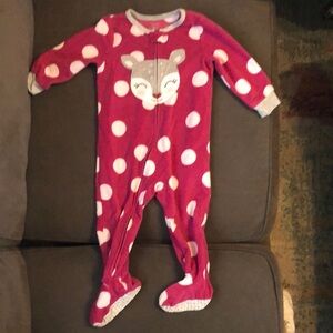 Polka Dot Kids One Piece Pajamas
